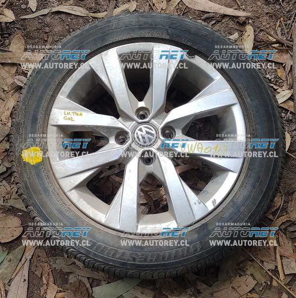 Llanta Aluminio Detalle Con Neumático 195 55 R15 (VWA010) Volkswagen Gol 1.6 2018