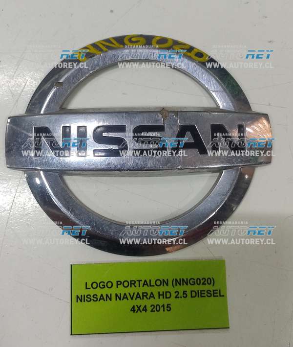 Logo Portalon (NNG020) Nissan Navara HD 2.5 Diesel 4×4 2015