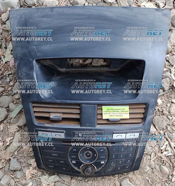 Botones Radio Con Consola Central Tablero (MBE187) Mazda BT50 3.2 AUT Diesel 4×4 2019