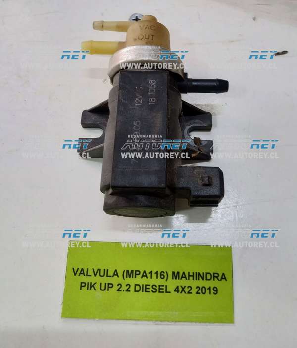 Valvula (MPA116) Mahindra PIK UP 2.2 Diesel 4×2 2019