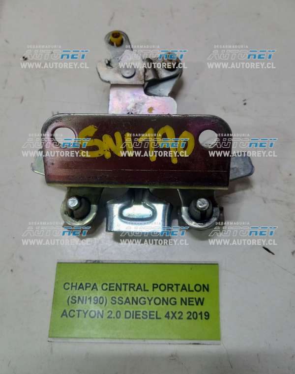 Chapa Central Portalon (SNI190) Ssangyong New Actyon 2.0 Diesel 4×2 2019