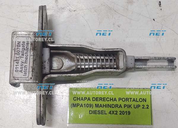 Chapa Derecha Portalón (MPA109) Mahindra Pik UP 2.2 Diesel 4×2 2019