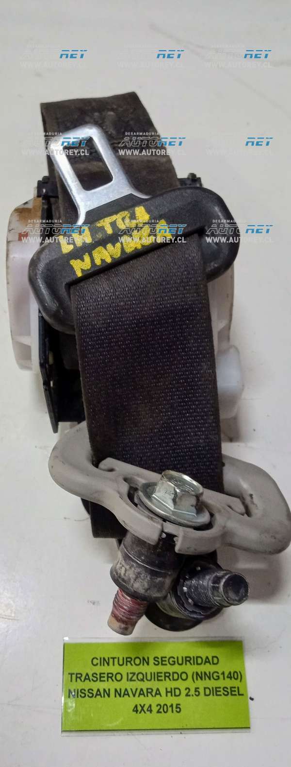 Cinturon Seguridad Trasero Izquierdo (NNG140) Nissan Navara HD 2.5 Diesel 4×4 2015