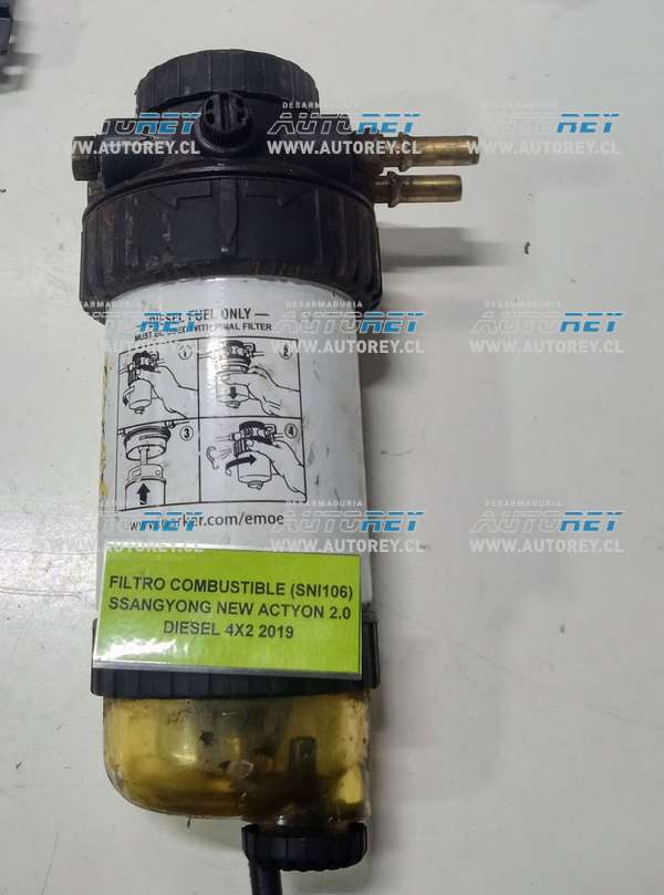 Filtro Combustible (SNI106) Ssangyong New Actyon 2.0 Diesel 4×2 2019