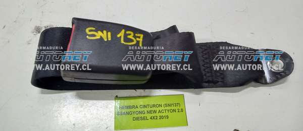 Hembra Cinturon (SNI137) Ssangyong New Actyon 2.0 Diesel 4×2 2019