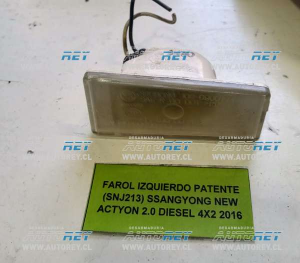 Farol Izquierdo Patente (SNJ213) Ssangyong New Actyon 2.0 Diesel 4×2 2016
