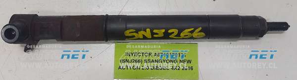 Inyector A6710170121 (SNJ266) SSangyong New Actyon 2.0 Diesel 4×2 2016