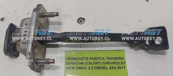 Trinquete Puerta Trasera Derecha (CNJ167) Chevrolet New Dmax 2.5 Diesel 4×4 2017