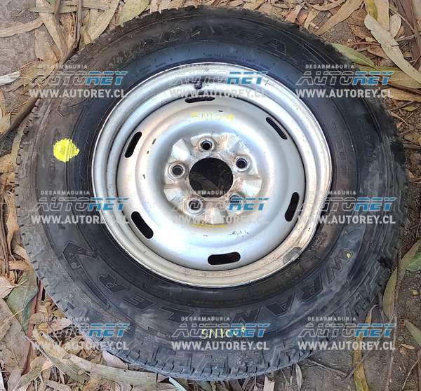 Llanta Fierro Detalle Con Neumático 225 75 R16 (SNI009) SSangyong New Actyon 2.0 Diesel 4×2 2019