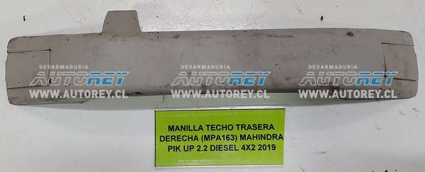 Manilla Techo Trasera Derecha (MPA163) Mahindra Pik UP 2.2 Diesel 4×2 2019