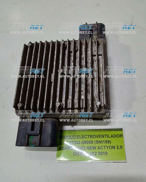 Modulo Electroventilador 21322-09050 (SNI189) Ssangyong New Actyon 2.0 Diesel 4×2 2019