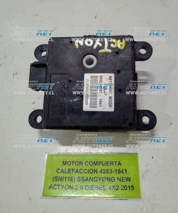 Motor Compuerta Calefacción 4253-1541 (SNI116) Ssangyong New Actyon 2.0 Diesel 4×2 2019