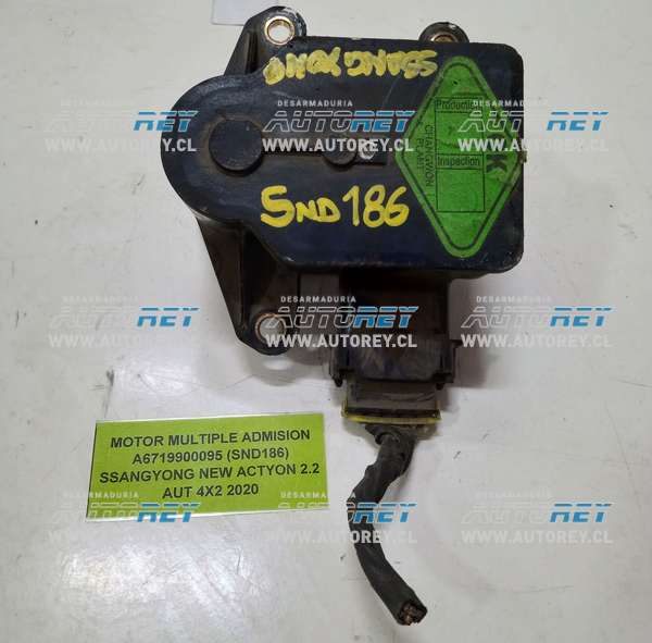 Motor Multiple Admision A6719900095 (SND186) Ssangyong New Actyon 2.2 AUT 2020