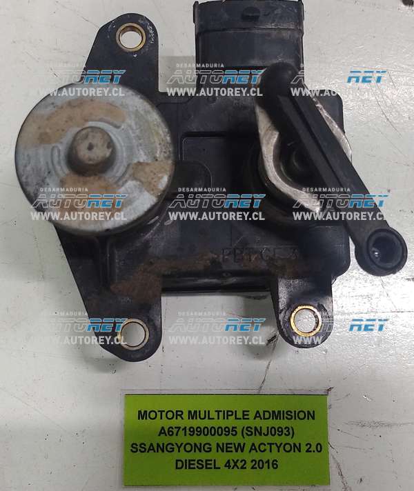Motor Multiple Admisión A6719900095 (SNJ093) SSangyong New Actyon 2.0 Diesel 4×2 2016