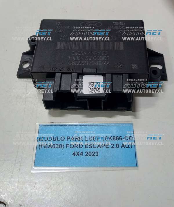 Modulo Park LU5T-15K866 -CD (FEA030) Ford Escape 2.0 AUT 4×4 2023