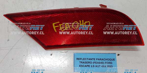 Reflectante Parachoque Trasero (FEA040) Ford Escape 2.0 AUT 4X4 2023