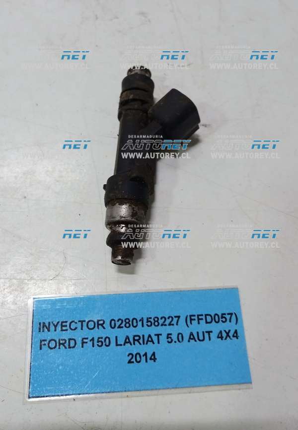 Inyector 0280158227 (FFD057) Ford F150 Lariat 5.0 AUT 4×4 2014