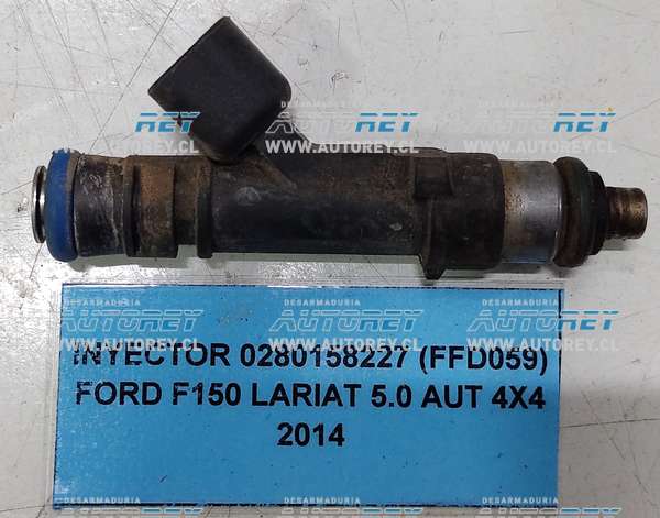 Inyector 0280158227 (FFD059) Ford F150 Lariat 5.0 AUT 4X4 2014