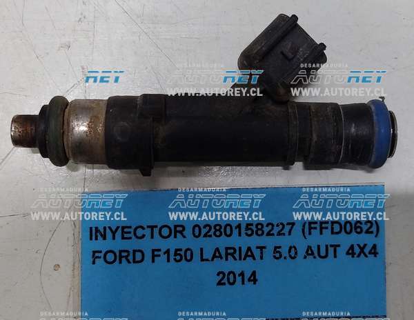 Inyector 0280158227 (FFD062) Ford F150 Lariat 5.0 AUT 4X4 2014