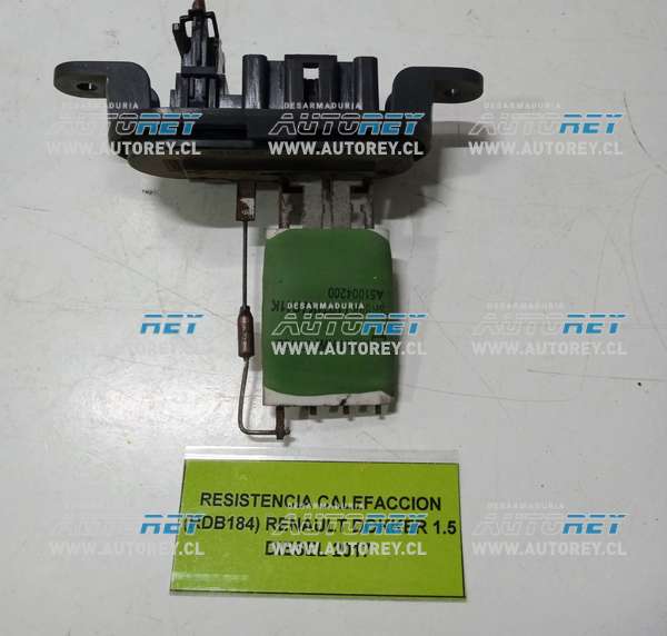 Resistencia Calefacción (RDB184) Renault Dokker 1.5 Diesel 2017