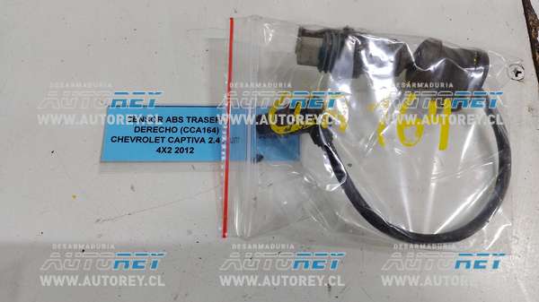 Sensor ABS Trasero Derecho (CCA164) Chevrolet Captiva 2.4 AUT 4×2 2012
