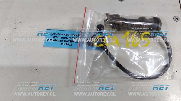 Sensor ABS Trasero Izquierdo (CCA165) Chevrolet Captiva 2.4 AUT 4×2 2012