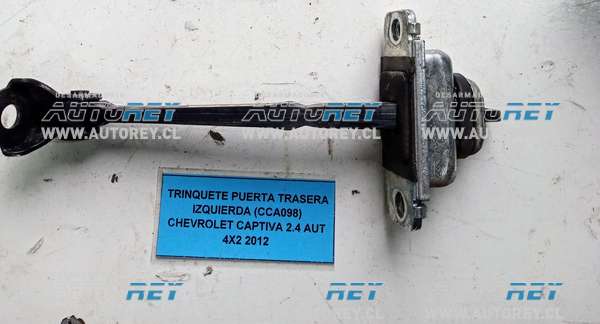 Trinquete Puerta Trasera Izquierda (CCA098) Chevrolet Captiva 2.4 AUT 4×2 2012