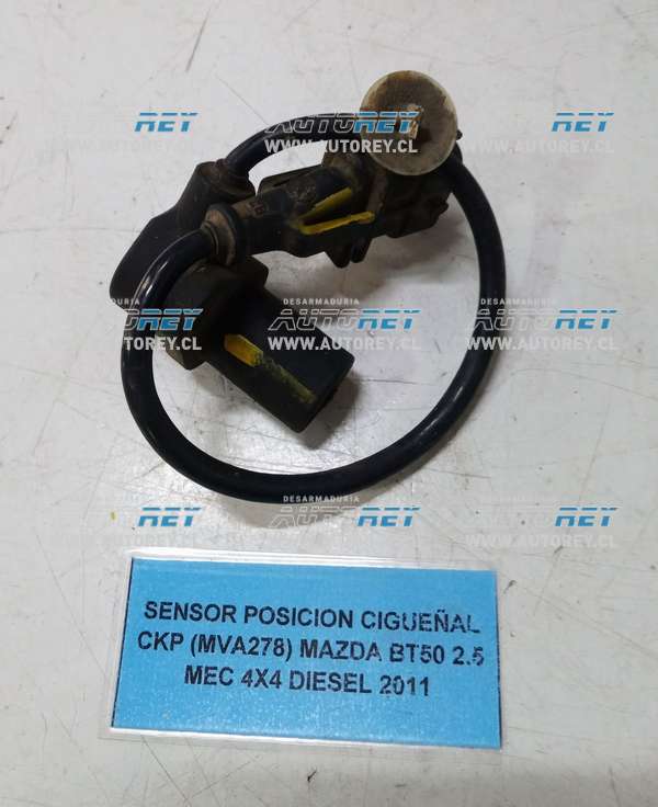 Sensor Posicion Cigüeñal CKP (MVA278) Mazda BT50 2.5 MEC 4×4 Diesel 2011