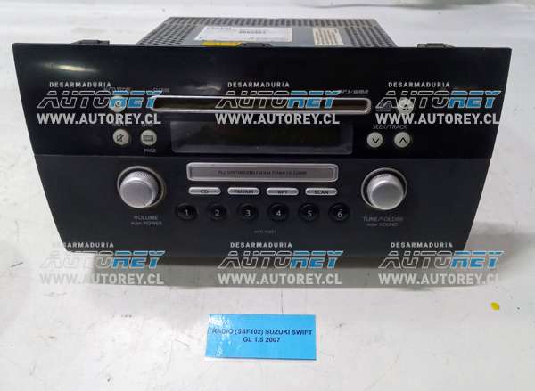 Radio (SSF102) Suzuki Swift GL 1.5 2007