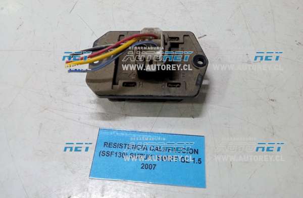 Resistencia Calefacción (SSF130) Suzuki Swift GL 1.5 2007