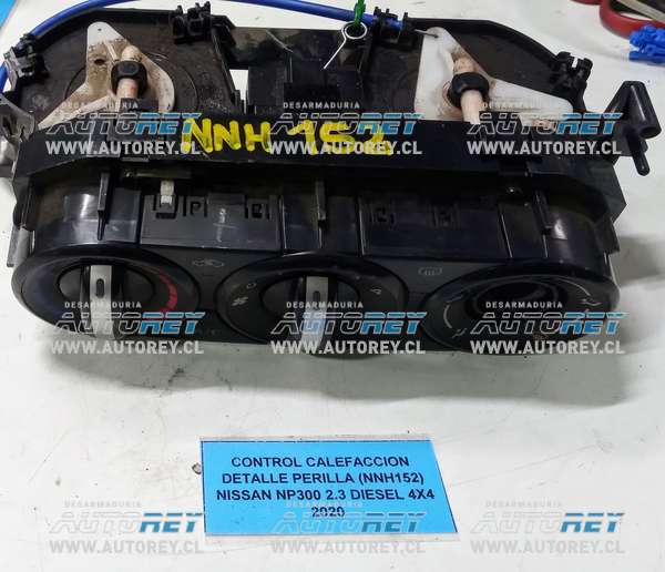 Control Calefacción Detallé Perilla (NNH152) Nissan NP300 2.3 Diesel 4×4 2020