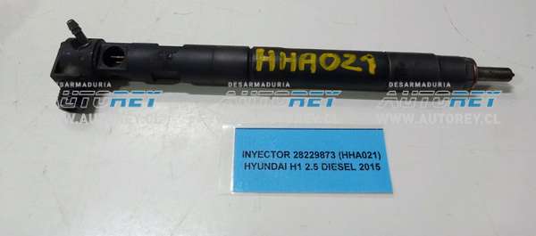 Inyector 28229873 (HHA021) Hyundai H1 2.5 Diesel 2015