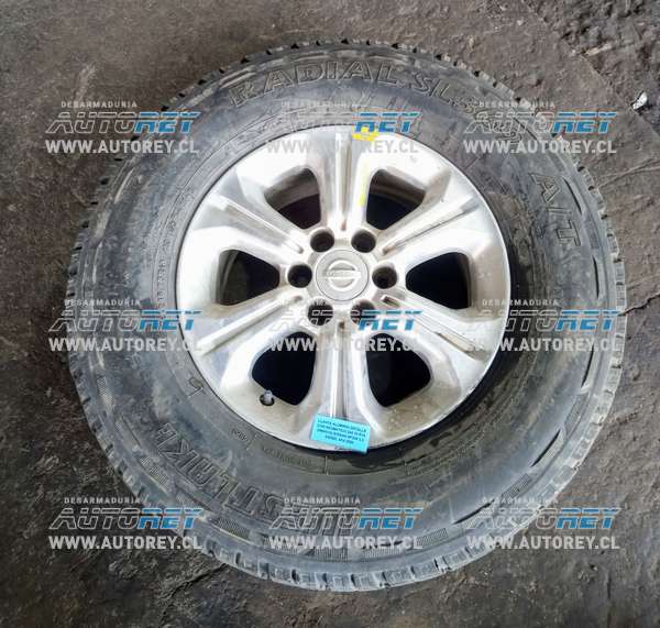 Llanta Aluminio Detalle Con Neumático 245 75 R16 (NNH015) Nissan NP300 2.3 Diesel 4×4 2020