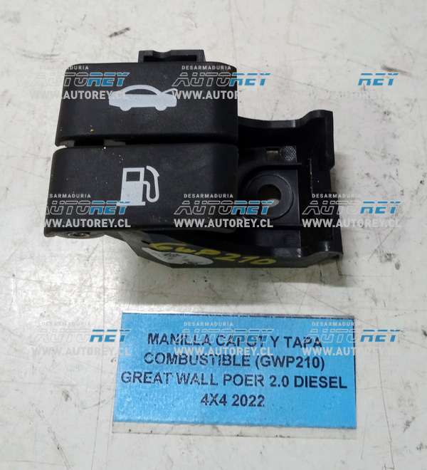 Manilla Capot y Tapa Combustible (GWP210) Great Wall Poer 2.0 Diesel 4×4 2022