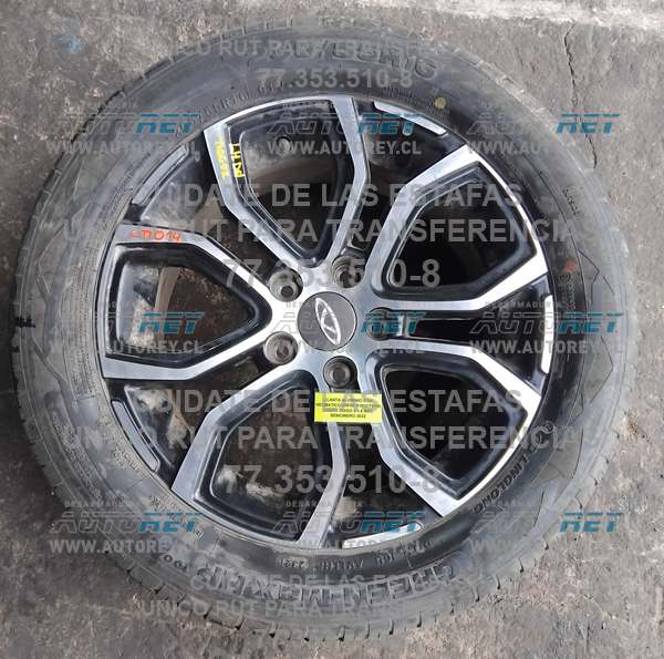 Llanta Aluminio con Neumático 205 55 R16 (CTI014) Chery Tiggo 2 1.5 Mec ...