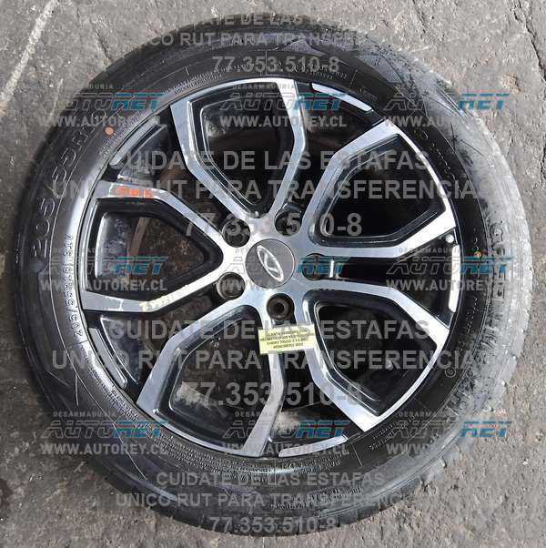 Llanta Aluminio con Neumático 205 55 R16 (CTI015) Chery Tiggo 2 1.5 Mec ...