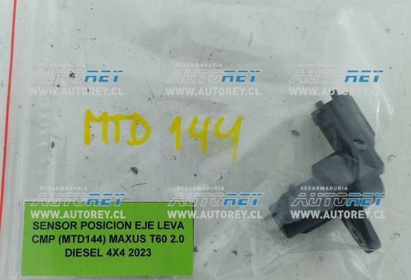 Sensor Posición Eje Leva CMP (MTD144) Maxus T60 2.0 Diesel 4×4 2023 $45.000 + IVA