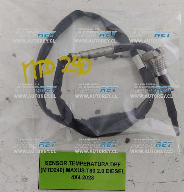 Sensor Temperatura DPF (MTD240) Maxus T60 2.0 Diesel 4×4 2023 $50.000 + IVA