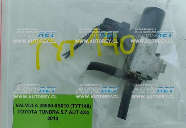 Válvula 25860-0S010 (TYT140) Toyota Tundra 5.7 AUT 4×4 2013 $50.000 +IVA